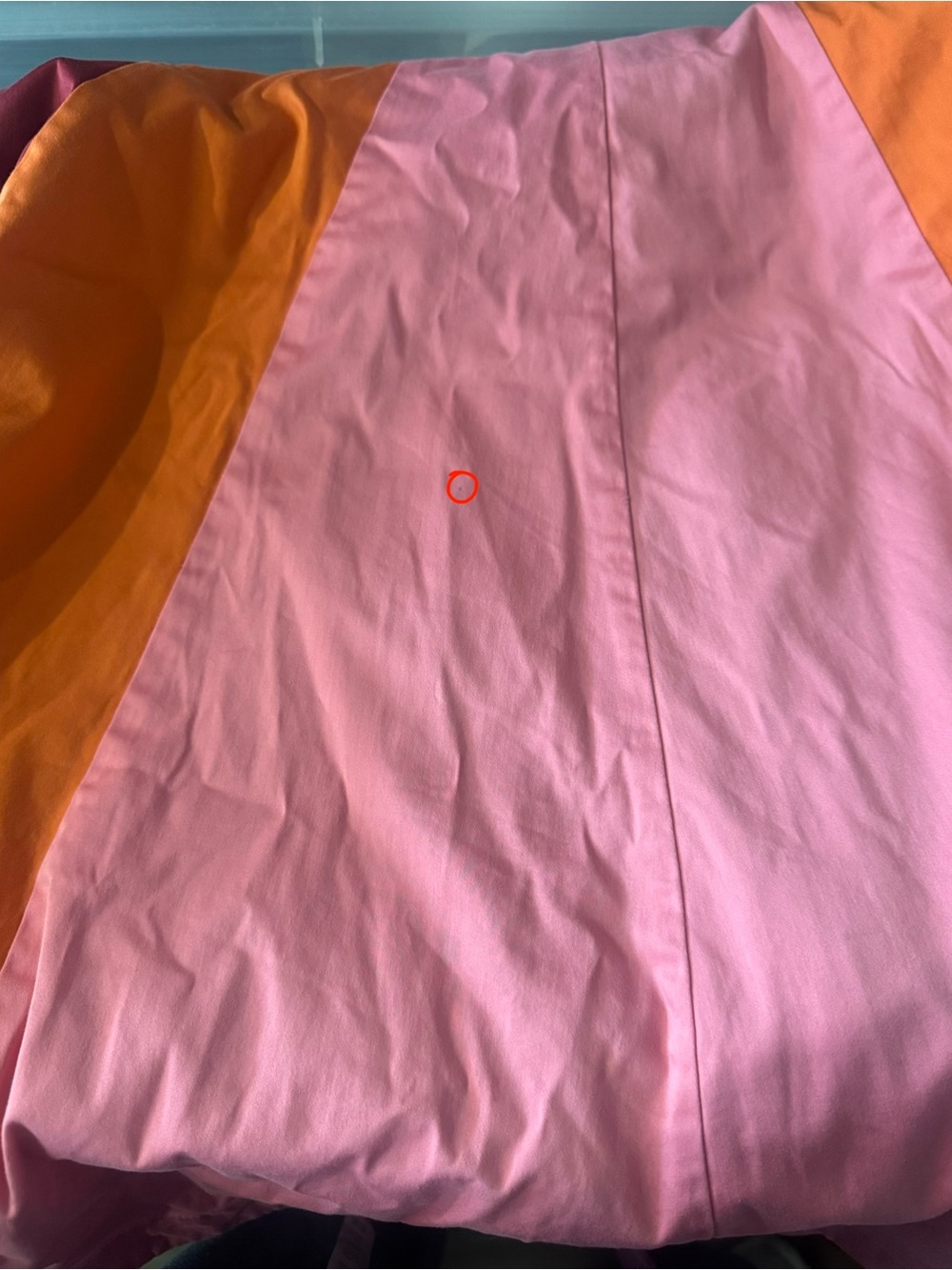 Roksanda Colorblock A-Line Sleeveless Dress in Pink, Orange & Burgundy - Picture 7 of 7